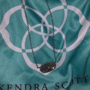 Silver Glitter Kendra Scott Necklace